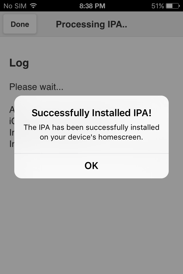 ipa-install-success