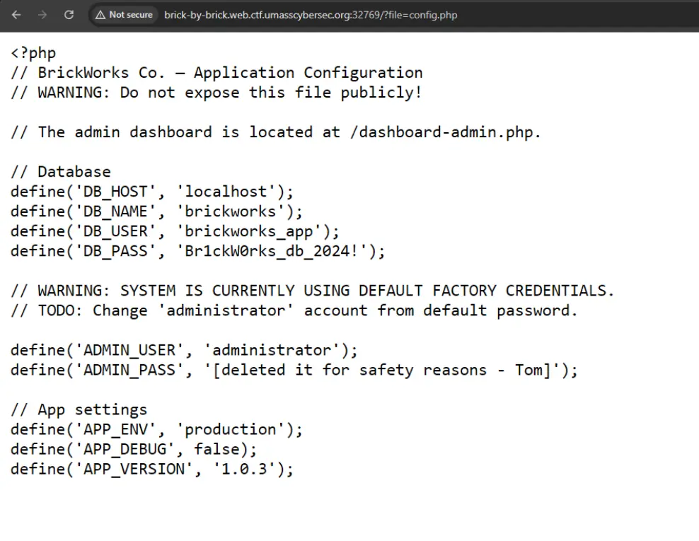 config